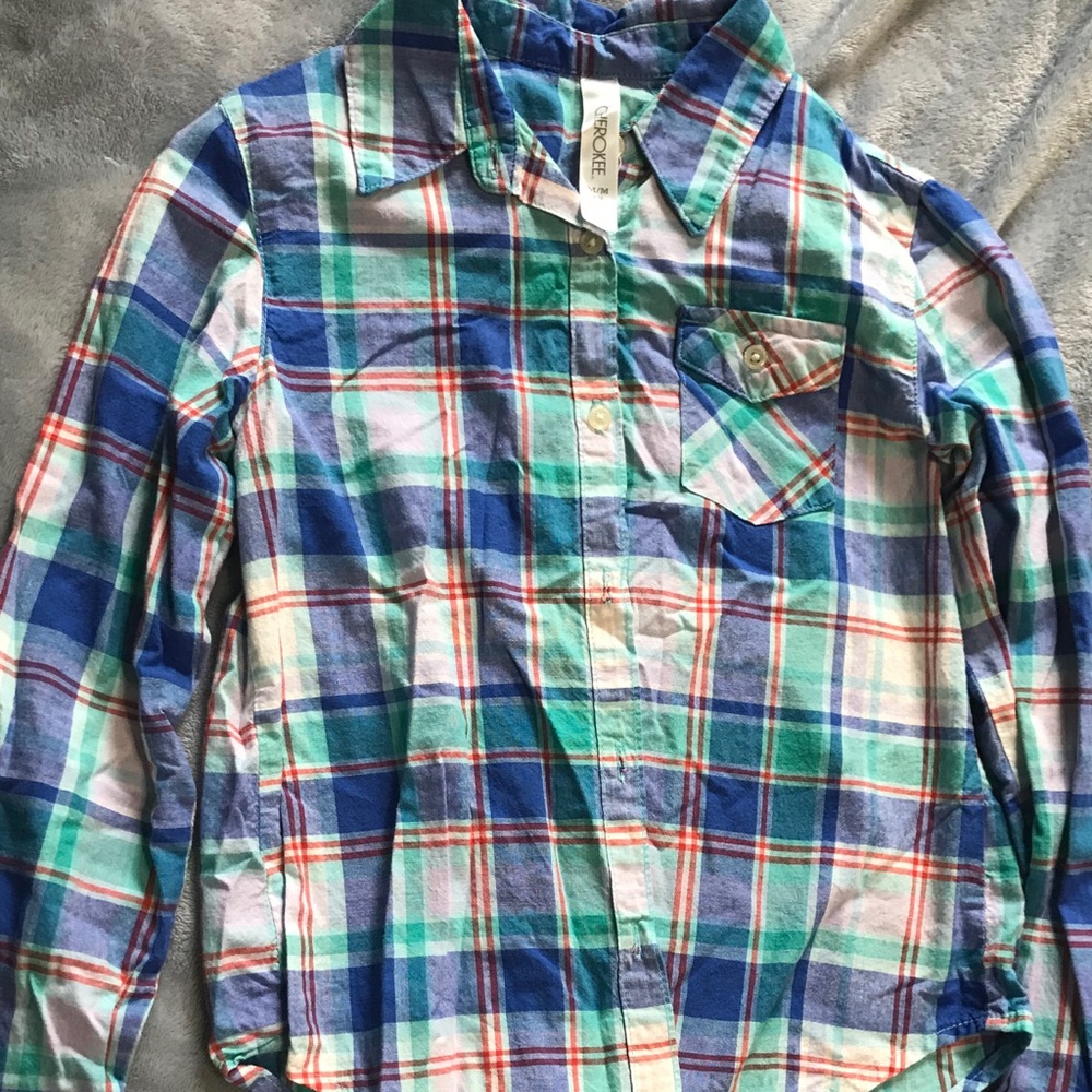 Cherokee kids button down shirt